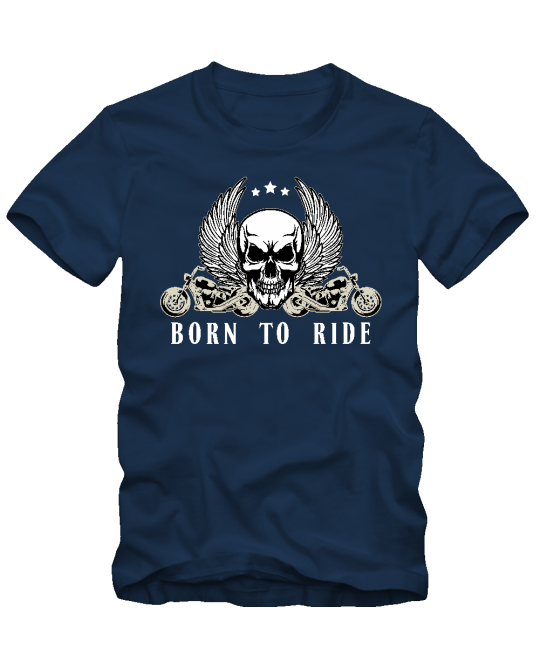 Marškinėliai Born to ride Marškinėliai Born to ride